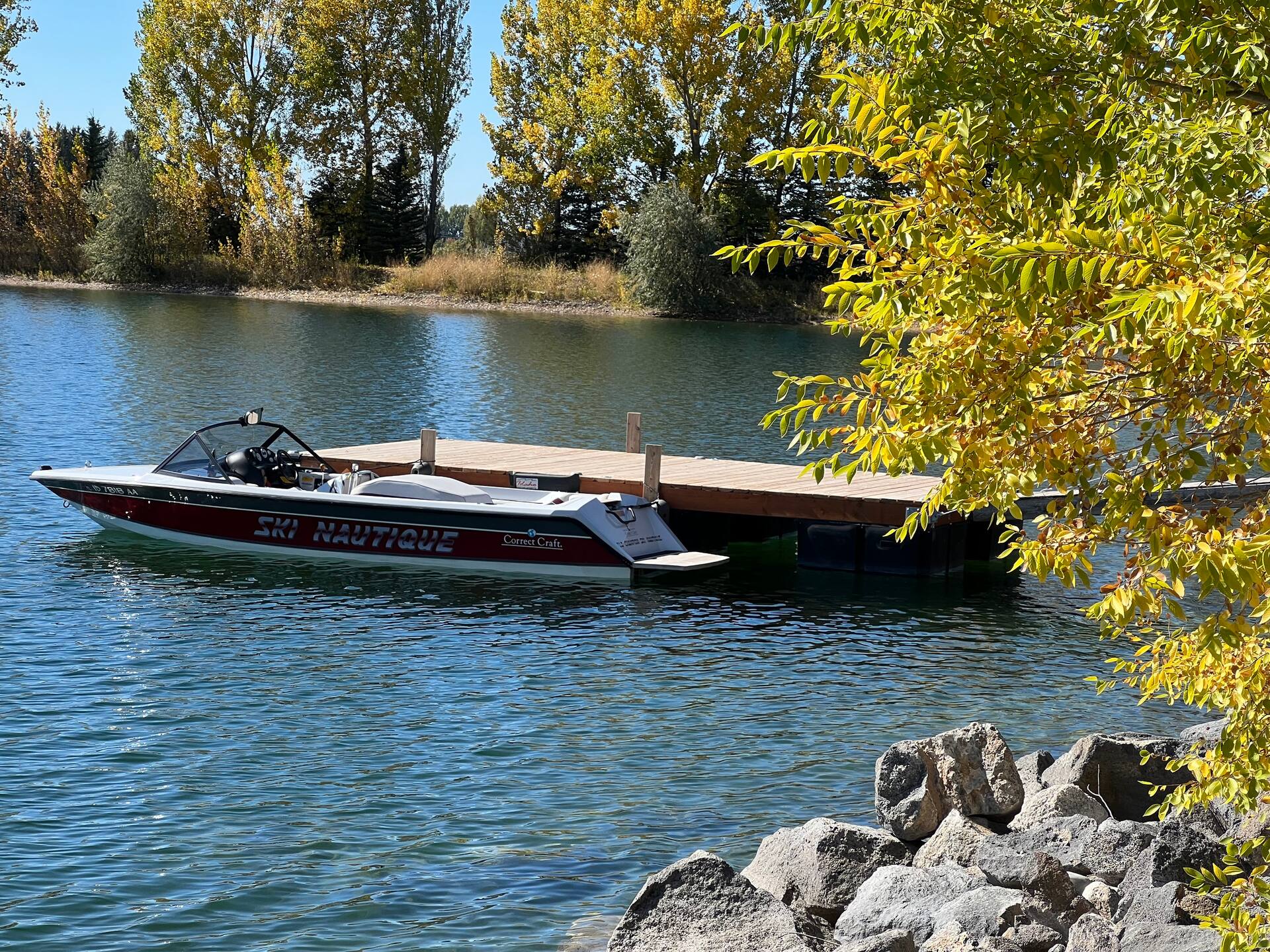 Already on the lake.
